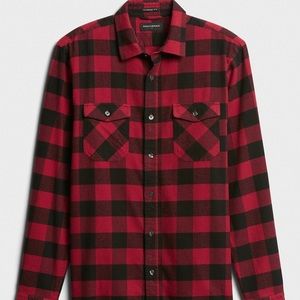 A Banana Republic flannel